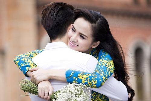 Diễm Hương đã chụp ảnh cưới từ lâu nhưng đến giờ mới quyết định kết hôn.